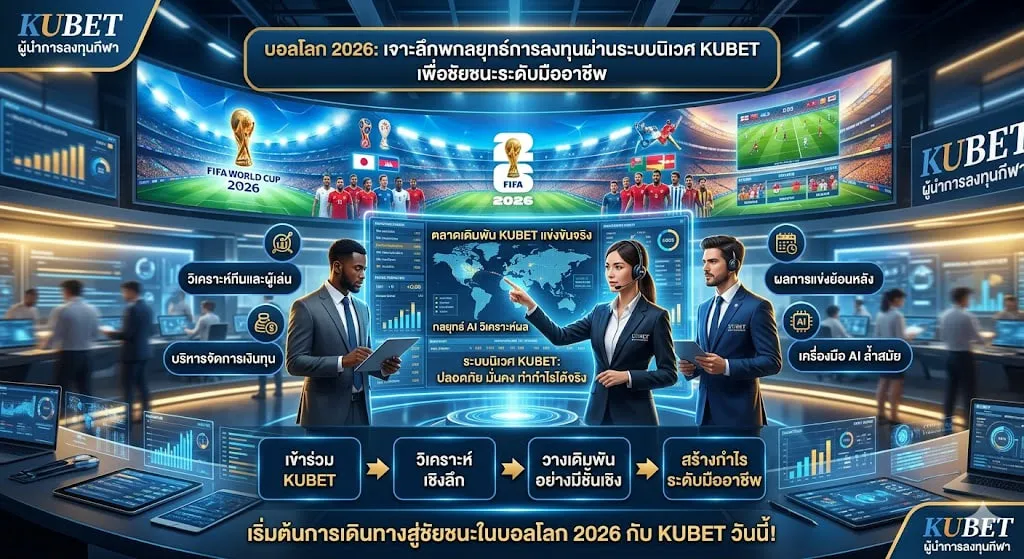 ระบบนิเวศ KUBET: มากกว่าแพลตฟอร์มเดิมพัน แต่คือศูนย์วิเคราะห์ข้อมูล