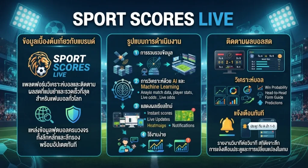 ระบบวิเคราะห์บอลและติดตามผลบอลสดแบบเรียลไทม์